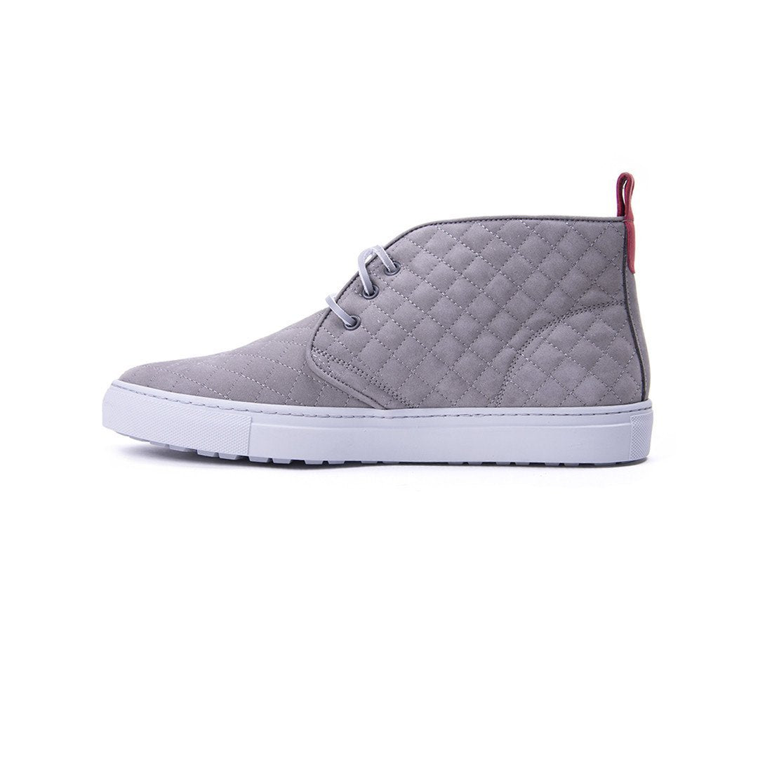 Men's Light Grey Quilted Chukka Sneaker